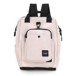 Plecak damski Himawari 0403 j. różowy. Czerwone plecaki damskie Peterson, bez wzorów, biznesowe. Za 161.99 zł.