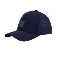 Czapka z daszkiem 4F. Niebieskie czapki męskie 4f, bez wzorów, z bawełny, klasyczne. Za 66.99 zł.