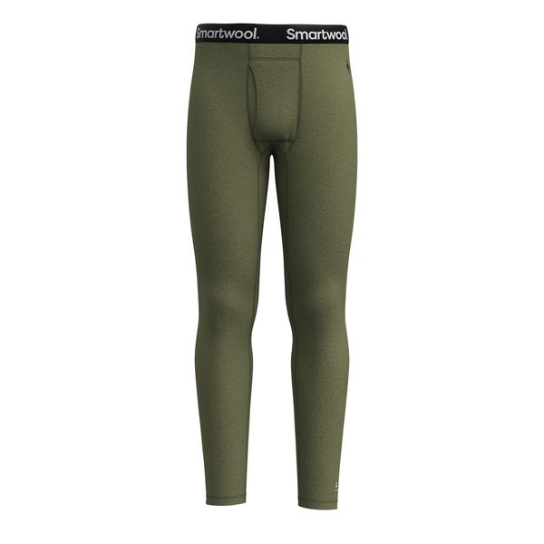 Klasyczne termiczne legginsy z wełny merino Smartwool. Zielone bielizna termoaktywna męska Smartwool, l, bez wzorów, z dzianiny. Za 478.80 zł.