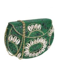 BLE Torebka w kolorze zielonym - 18 x 16 x 5 cm rozmiar: onesize. Zielone torebki klasyczne damskie BLE, bez wzorów, z materiału, bez dodatków. Za 152.48 zł.