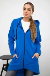 Bluza z suwakiem z tyłu jeans. Bluzy z kapturem damskie KESI, l, z bawełny. Za 198.65 zł.