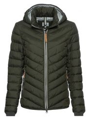 Camel Active Kurtka pikowana w kolorze ciemnozielonym rozmiar: 42. Zielone kurtki damskie Camel Active, bez wzorów, bez kaptura. Za 346.99 zł.