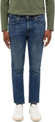 Męskie Spodnie Jeansowe Mustang Style Boston Slim Denim Blue 1014706 5000 883. Niebieskie spodnie materiałowe męskie Mustang, bez wzorów, z denimu. Za 219.99 zł.