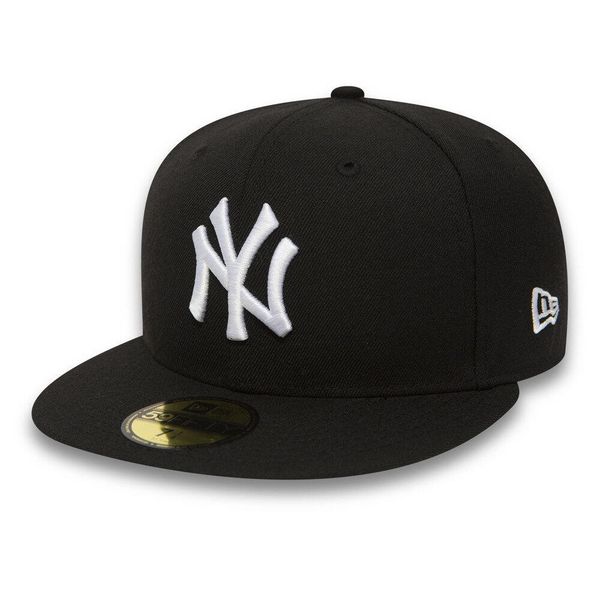 Czapka z daszkiem New Era 59FIFTY New York Yankees Fullcap 10003436 7 1/8. Czarne czapki męskie New Era, bez wzorów. Za 194.35 zł.