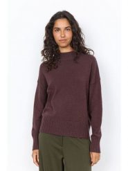 Soyaconcept Sweter "Kanita" w kolorze ciemnobrązowym rozmiar: M. Brązowe swetry klasyczne damskie Soyaconcept, m, bez kołnierzyka. Za 209.95 zł.