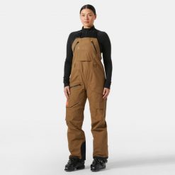 Spodnie narciarskie dla kobiet Helly Hansen Ridge Infinity Shell. Brązowe spodnie dresowe damskie Helly Hansen, na zimę, bez wzorów. W wyprzedaży za 2,379.50 zł.