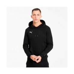 Bluza treningowa męska Puma teamGOAL 23 Causals Hoody. Czarne bluzy bez kaptura męskie Puma, bez wzorów, sportowe, bez kołnierzyka, bez ramiączek. Za 153.00 zł.