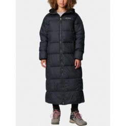 Kurtka Zimowa Damska Columbia Puffect II. Czarne kurtki damskie Columbia, na zimę, bez wzorów, bez kaptura. W wyprzedaży za 730.15 zł.