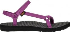 TEVA Sandały damskie W'S Original Universal Slim striking purple-36. Fioletowe sandały damskie Teva, bez wzorów, z tworzywa sztucznego, bez obcasa. Za 157.40 zł.