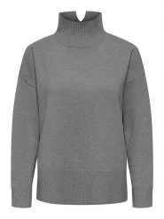 ONLY Sweter w kolorze szarym rozmiar: L. Szare golfy damskie Only, l, bez wzorów, bez ramiączek. Za 140.86 zł.