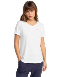 Koszulka dla Kobiety SATURDAZE Biały. Białe t-shirty damskie Roxy, l, bez wzorów, z bawełny, bez kołnierzyka. Za 89.99 zł.
