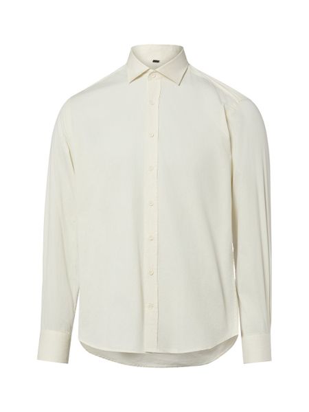 Nils Sundström koszula casual Mężczyźni Modern Fit Bawełna biały, L. Białe koszule męskie Nils Sundström, l, bez wzorów, z bawełny, bez kołnierzyka, bez ramiączek. Za 119.95 zł.