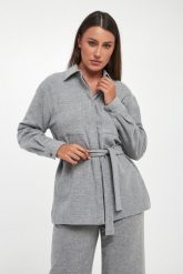 Koszula damska wełniana PESERICO. Koszule damskie Peserico, bez wzorów, z wełny, bez kołnierzyka, bez ramiączek. W wyprzedaży za 2,029.30 zł.