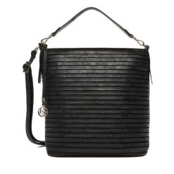 Torebka Lasocki. Czarne torebki klasyczne damskie Lasocki, bez wzorów, bez dodatków. Za 199.99 zł.