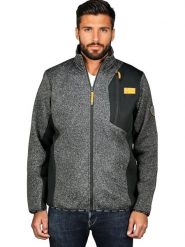 Geographical Norway Kurtka polarowa "Toche" w kolorze szarym rozmiar: XL. Szare kurtki męskie Geographical Norway, xl, bez wzorów, z polaru, bez kaptura. Za 121.80 zł.