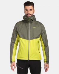Męska kurtka typu hardshell Kilpi HURRICANE-M. Zielone kurtki treningowe męskie Kilpi, na zimę, l, bez wzorów, z hardshellu, do biegania. Za 731.89 zł.
