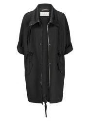 Milestone Płaszcz przejściowy "Babsi" w kolorze czarnym rozmiar: 42. Czarne płaszcze damskie Milestone, bez wzorów. Za 404.99 zł.