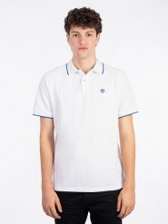 North Sails Koszulka polo w kolorze białym rozmiar: L. Białe koszulki polo męskie North Sails, l, bez wzorów, z bawełny, bez ramiączek. Za 152.99 zł.