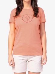 Koszulka z nadrukiem damska Hannah Selia II. Czerwone t-shirty damskie Hannah, l, bez wzorów, z bawełny, bez kołnierzyka. Za 85.79 zł.