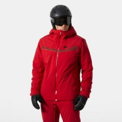 Kurtka narciarska Helly Hansen Panorama 2.0. Czerwone kurtki męskie Helly Hansen, m, bez wzorów, bez kaptura, narciarskie. W wyprzedaży za 1,120.00 zł.