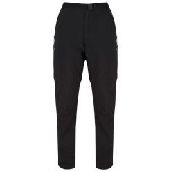 Xert Stretch III Zip Off męskie trekkingowe spodenki. Czarne szorty męskie Regatta, bez kołnierzyka. W wyprzedaży za 414.00 zł.