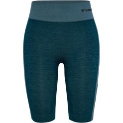 Damskie szorty bezszwowe Hummel Clea. Niebieskie szorty damskie HUMMEL, bez wzorów. Za 168.00 zł.