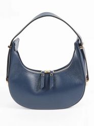 Florence Bags Skórzana torebka "Tim" w kolorze granatowym - 23 x 12 x 7,5 cm rozmiar: onesize. Niebieskie torebki klasyczne damskie Florence Bags, bez wzorów, z materiału, bez dodatków. Za 173.99 zł.