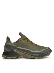 Salomon Buty do biegania Alphacross 5 Gtx GORE-TEX 473103 29 W0 Zielony. Zielone obuwie do biegania damskie Salomon. Za 399.99 zł.