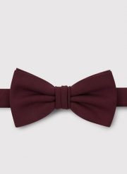 PAKO LORENTE – Bordowa gładka muszka męska. Czerwone krawaty i muchy męskie Pako Lorente, bez wzorów, eleganckie. Za 129.99 zł.