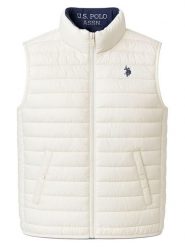 U.S. Polo Assn. Kamizelka pikowana w kolorze białym rozmiar: XXL. Białe kamizelki męskie U.S. Polo Assn., s. Za 200.13 zł.