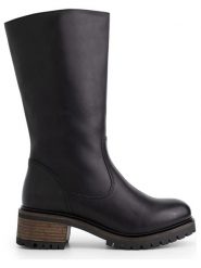 Mysa Skórzane kozaki "Dianthe" w kolorze czarnym rozmiar: 39. Czarne kozaki damskie mysa, z materiału, bez obcasa. Za 337.41 zł.