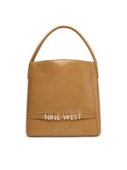 Nine West Torebka CEO-UTAH-LDA8011 Beżowy. Brązowe torebki klasyczne damskie Nine West, bez wzorów, z materiału, bez dodatków. Za 329.99 zł.