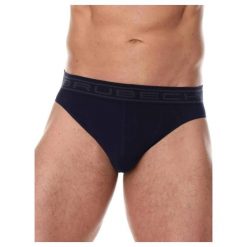Slipy bawełniane męskie Brubeck Comfort Cotton. Niebieskie slipki męskie Brubeck, bez wzorów, z bawełny. Za 41.99 zł.
