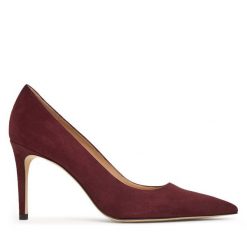 Szpilki Stuart Weitzman. Czerwone szpilki Stuart Weitzman, bez wzorów, bez obcasa. Za 1,849.00 zł.