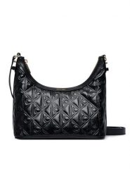 Calvin Klein Torebka Emblem Aop Debossed Shoulder Bag LV04F3874G Czarny. Czarne torebki klasyczne damskie CALVIN KLEIN, bez wzorów, ze skóry, bez dodatków. Za 529.99 zł.