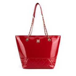 Torebka Nine West. Czerwone torebki klasyczne damskie Nine West, bez wzorów, bez dodatków. Za 229.99 zł.