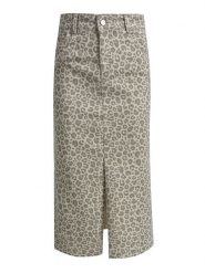 Milano Italy Spódnica w kolorze szarym rozmiar: 36. Szare spódniczki damskie Milano Italy, z aplikacjami, ze skóry, klasyczne, z podwyższonym stanem, midi, proste. Za 217.99 zł.