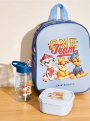 Zestaw: plecak, bidon i lunchbox PAW Patrol 3 pack - wielobarwny. Plecaki damskie Sinsay, bez wzorów. Za 35.99 zł.