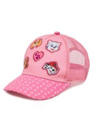 Paw Patrol Czapka z daszkiem ACCCS-SS25-301PAW Różowy. Czerwone czapki dziecięce Paw Patrol, bez wzorów, z poliesteru. Za 39.99 zł.