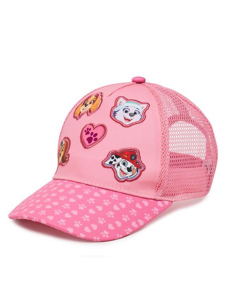 Paw Patrol Czapka z daszkiem ACCCS-SS25-301PAW Różowy. Czerwone czapki dziecięce Paw Patrol, bez wzorów, z poliesteru. Za 39.99 zł.