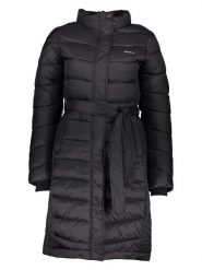 Pepe Jeans Płaszcz pikowany w kolorze czarnym rozmiar: S. Czarne płaszcze damskie Pepe Jeans, s, bez wzorów, z jeansu. Za 259.13 zł.
