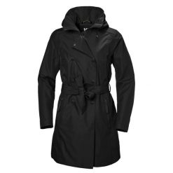 Płaszcz damski Helly Hansen Welsey II. Czarne płaszcze damskie Helly Hansen, xl, bez wzorów, z materiału, eleganckie. Za 870.00 zł.