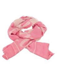 Juicy Couture Szal w kolorze jasnoróżowym - 140 x 140 cm rozmiar: onesize. Różowe szaliki i kominy damskie Juicy Couture, bez wzorów, z materiału. Za 130.99 zł.