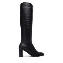 Kozaki Max Mara. Czarne kozaki damskie Max Mara, bez obcasa, na słupku. Za 4,869.00 zł.