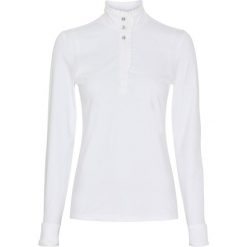 Damska koszulka jeździecka na zawody Equipage Lesley. Białe t-shirty damskie EQUIPAGE, s, bez wzorów, z elastanu, bez kołnierzyka. Za 321.50 zł.
