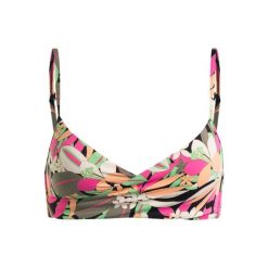 Stanik bikini z miseczkami dla Kobiety PRINTED BEACH CLASSICS Czarny. Czarne bikini damskie Roxy, bez wzorów. Za 179.00 zł.