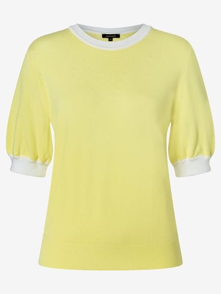 More & More Sweter w kolorze żółtym rozmiar: 44. Żółte swetry klasyczne damskie MORE & MORE, bez kołnierzyka. Za 105.38 zł.