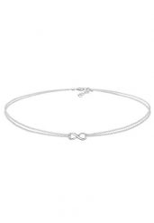 Elli Damski Choker Infinity nieskończoność Trend ze srebra próby 925 Sterling Silver Naszyjniki 1 ct. Szare naszyjniki damskie Elli, srebrne. Za 283.99 zł.