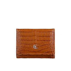 Mały portfel damski Canaletto ze skóry tłoczonej na wzór krokodyla – styl i bezpieczeństwo RFID PD2001s262. Portfele damskie bez wzorów, ze skóry. Za 156.00 zł.