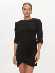 DKNY Sukienka koktajlowa D2A4B345 Czarny Regular Fit. Czarne sukienki damskie DKNY, bez wzorów, z wiskozy, wizytowe, bez kołnierzyka, bez ramiączek. Za 439.99 zł.
